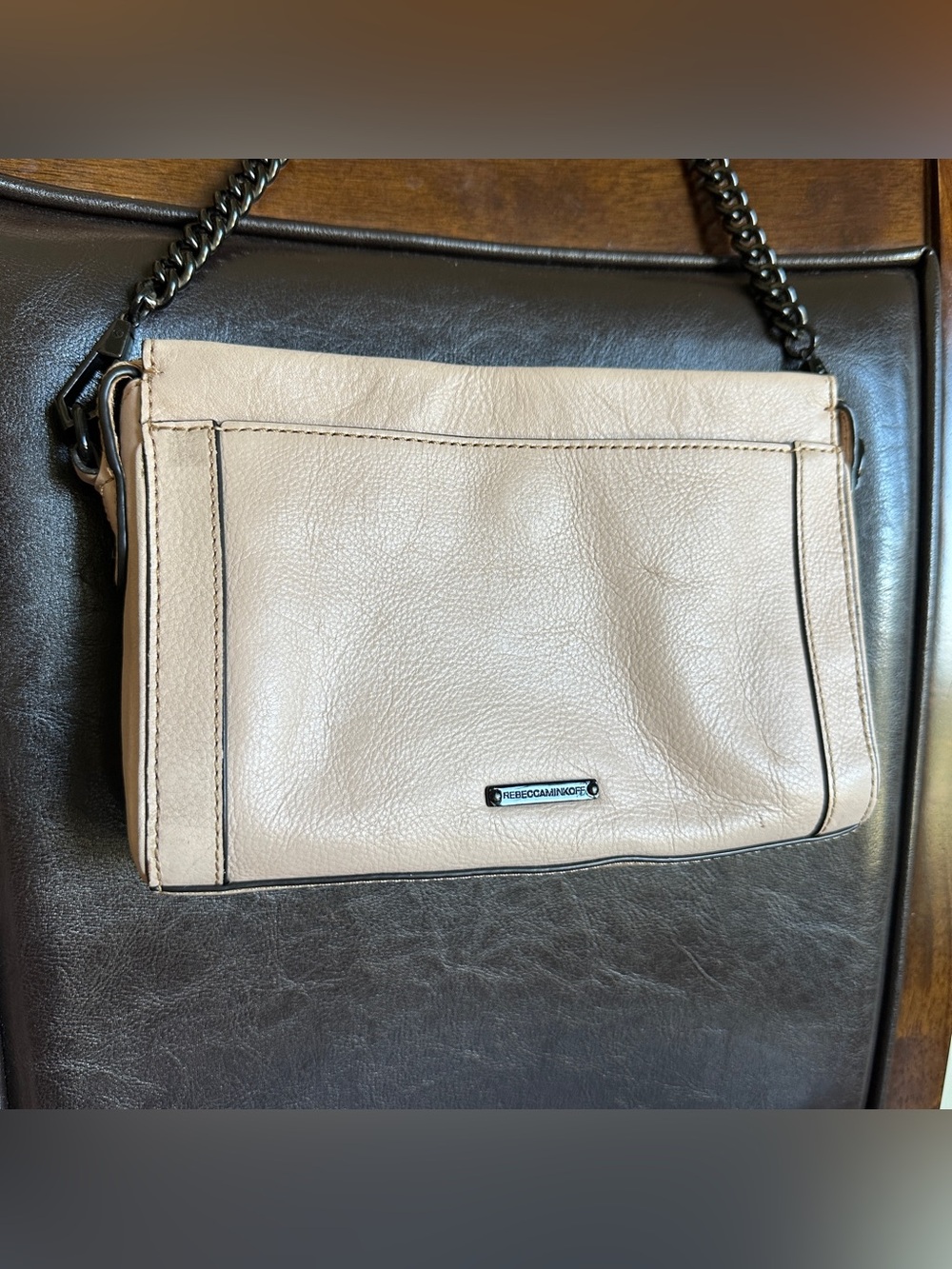 Rebecca Minkoff Leather Light Pink Crossbody Bag